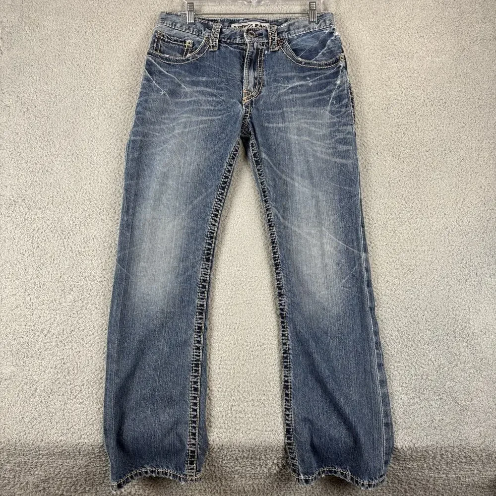Y2k Express Kingston Jean Mens 32x31 Classic Fit Boot Cut Denim Western Workwear